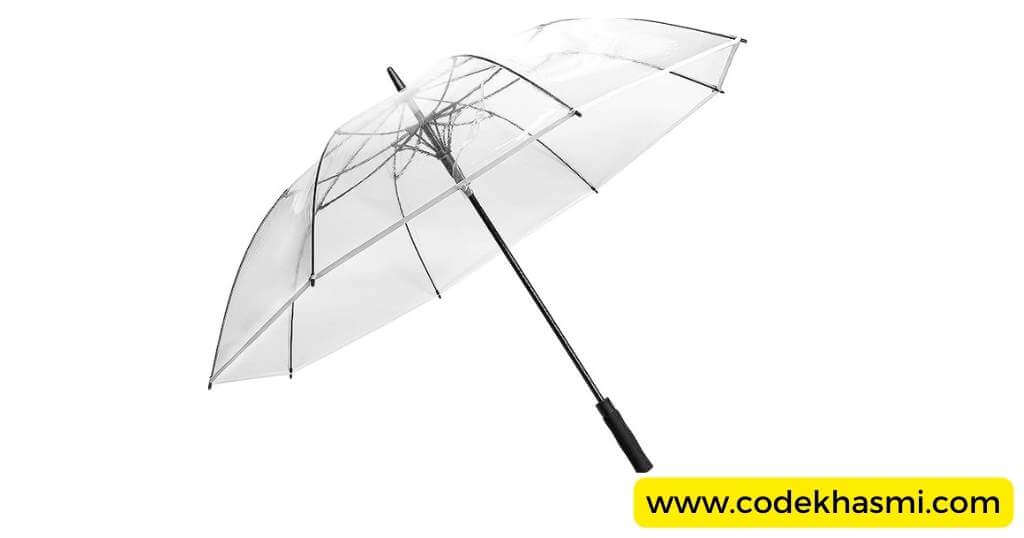 مظلة الجولف شفافة الاتوماتيكية امازون